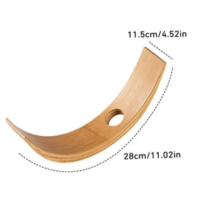 Suporte para Vinho em Bambu - Equilíbrio
