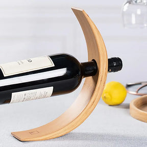 Suporte para Vinho em Bambu - Equilíbrio